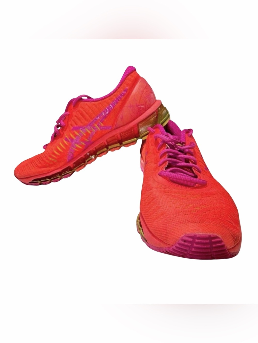 ASICS GEL-Quantum 360 Women’s Size 9.5 Neon Coral Pink Running Sneakers
